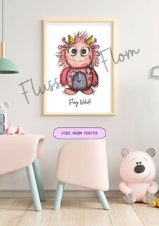 PINK- Stay Wild! Digital Print