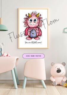 PINK- You are Roar-some! Digital Print